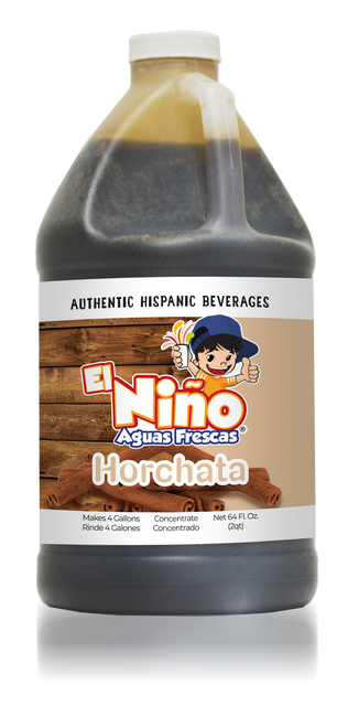 El Niño 1.89L bottle of Authentic Horchata concentrate; Creamy cinnamon beverage mix for bubblers; 7:1 Hispanic drink concentrate-CHICKEN PIECES